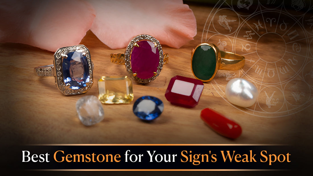 Best Gemstone for Your Sign's Weak Spot