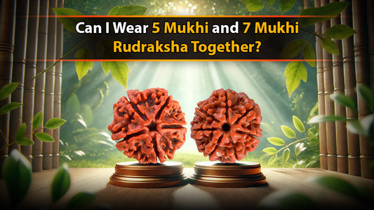 Can I Wear 5 Mukhi and 7 Mukhi Rudraksha Together?