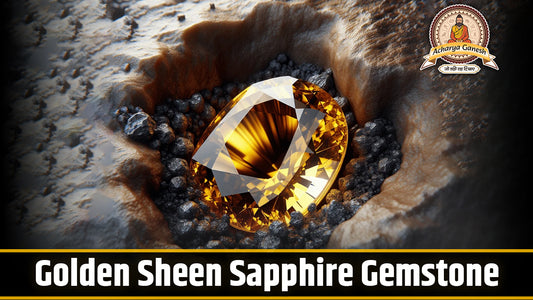 Golden Sheen Sapphire