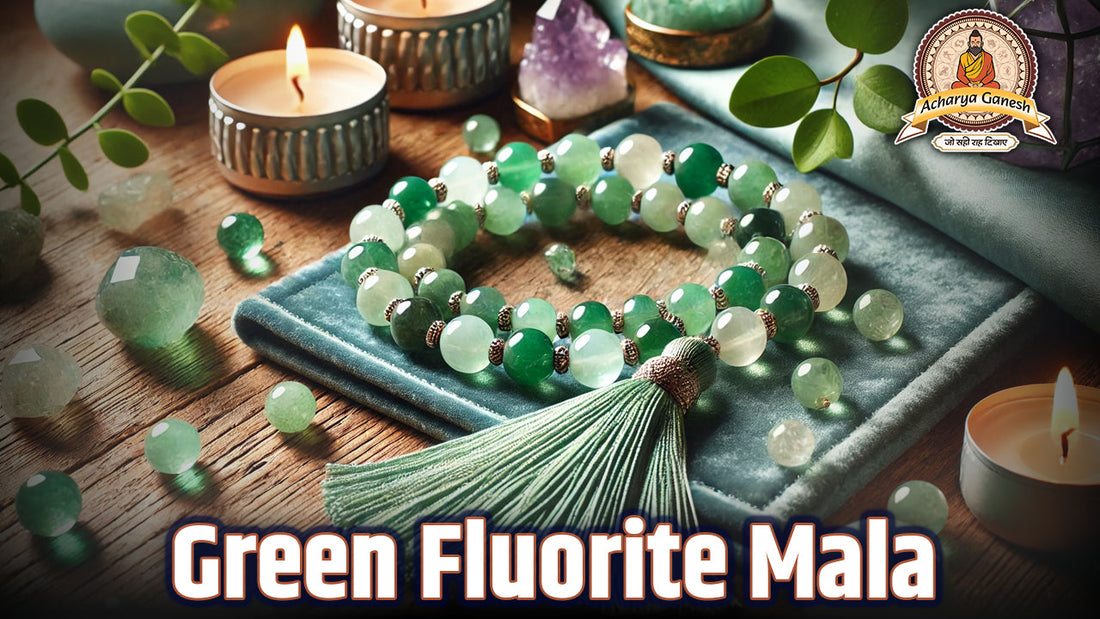 Green Fluorite Mala