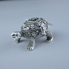 Divine Silver Turtle Idol