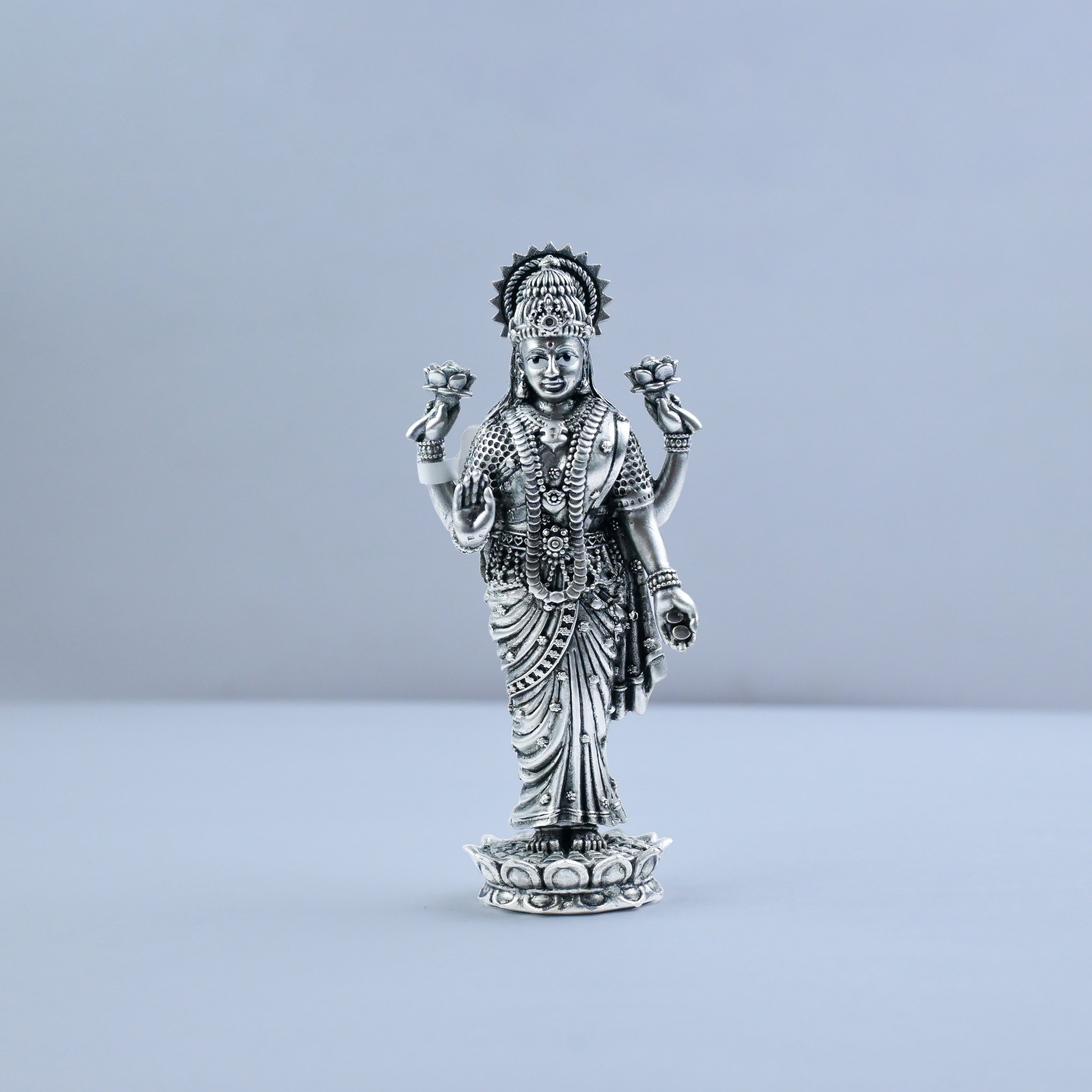 Silver Pure laxmi devi idol